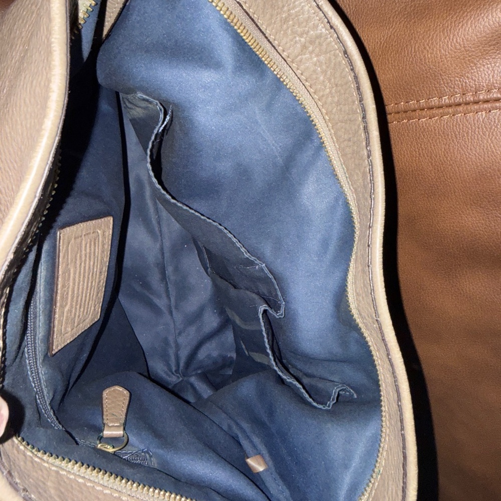 Coach Pebbled Leather Hobo in Taupe - Picture 4 of 7